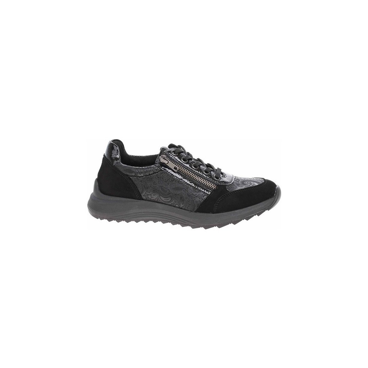 Schoenen Dames Lage sneakers Remonte D570102 Graphite, Noir