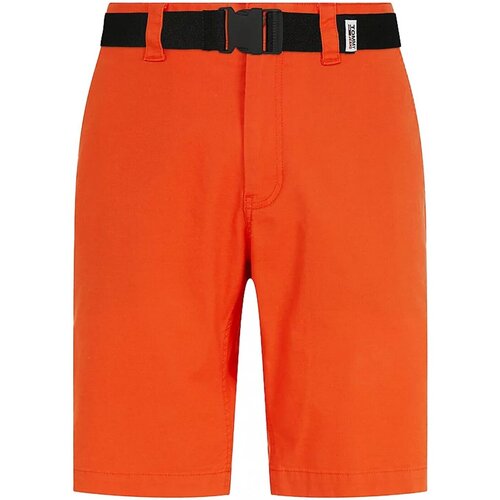 Textiel Heren Korte broeken / Bermuda's Tommy Jeans DM0DM10873 Orange