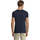 Textiel Heren T-shirts korte mouwen Sols REGENT FIT CAMISETA MANGA CORTA Blauw