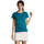 Textiel Dames T-shirts korte mouwen Sols REGENT FIT CAMISETA MANGA CORTA Blauw