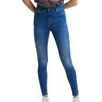 Textiel Dames Skinny Jeans Superdry  Blauw