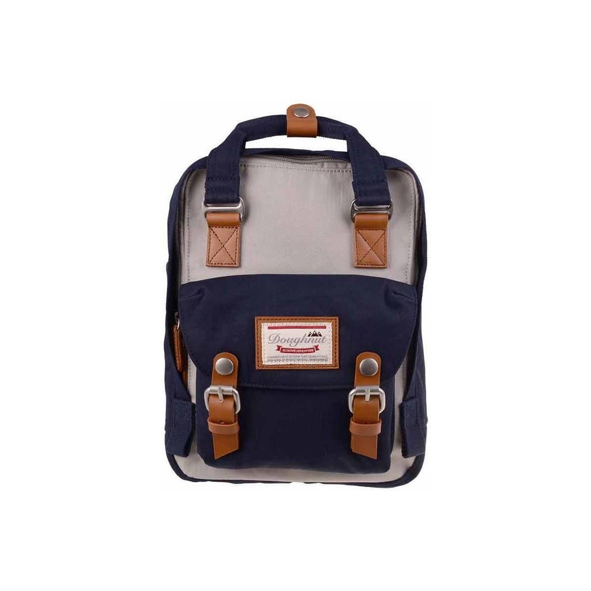 Tassen Dames Rugzakken Doughnut Macaroon Mini Backpack - Ivory Navy Multicolour