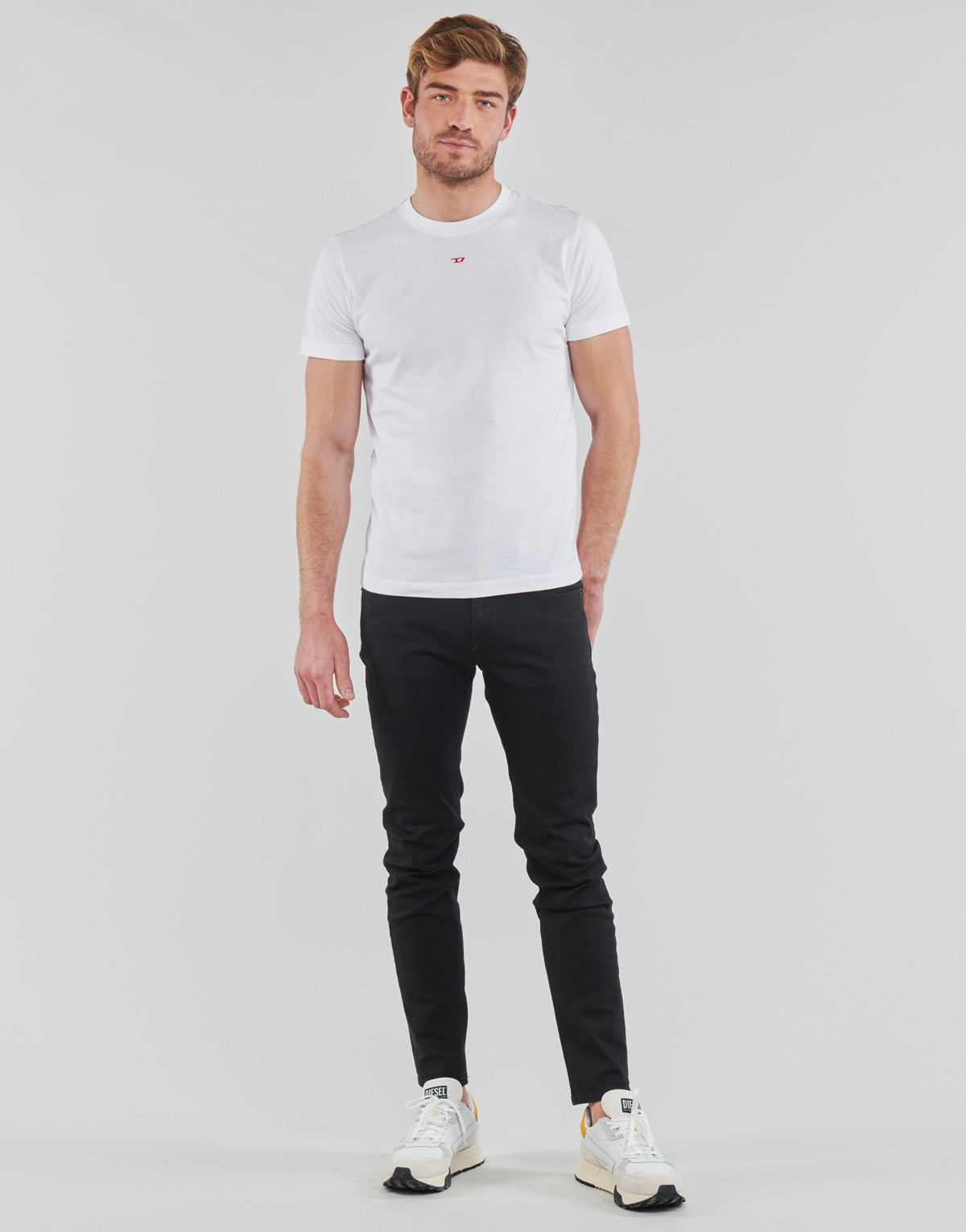 Textiel Heren Straight jeans Diesel 2019 D-STRUKT Zwart