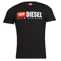 Textiel Heren T-shirts korte mouwen Diesel T-DIEGOR-DIV Zwart