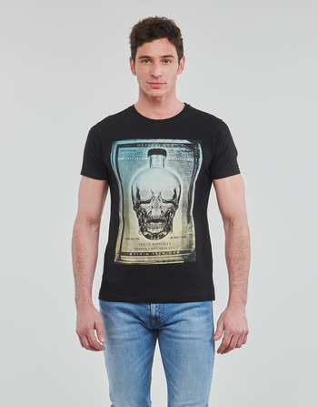 Textiel Heren T-shirts korte mouwen Deeluxe CRYSO TS M Zwart / Multicolour