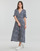 Textiel Dames Lange jurken Deeluxe GLORIA RO W Blauw / Multicolour