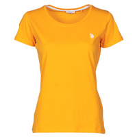 Textiel Dames T-shirts korte mouwen U.S Polo Assn. CRY 51520 EH03 Orange