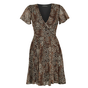 Textiel Dames Korte jurken Guess LAVINIA DRESS Leopard