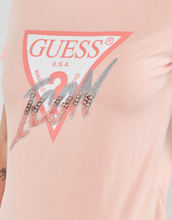 Guess SS CN ICON TEE Peche