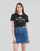 Textiel Dames T-shirts korte mouwen Replay W3572A Zwart