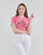 Textiel Dames T-shirts korte mouwen Replay W3572A Roze
