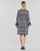 Textiel Dames Korte jurken Replay W9732A Zwart / Wit