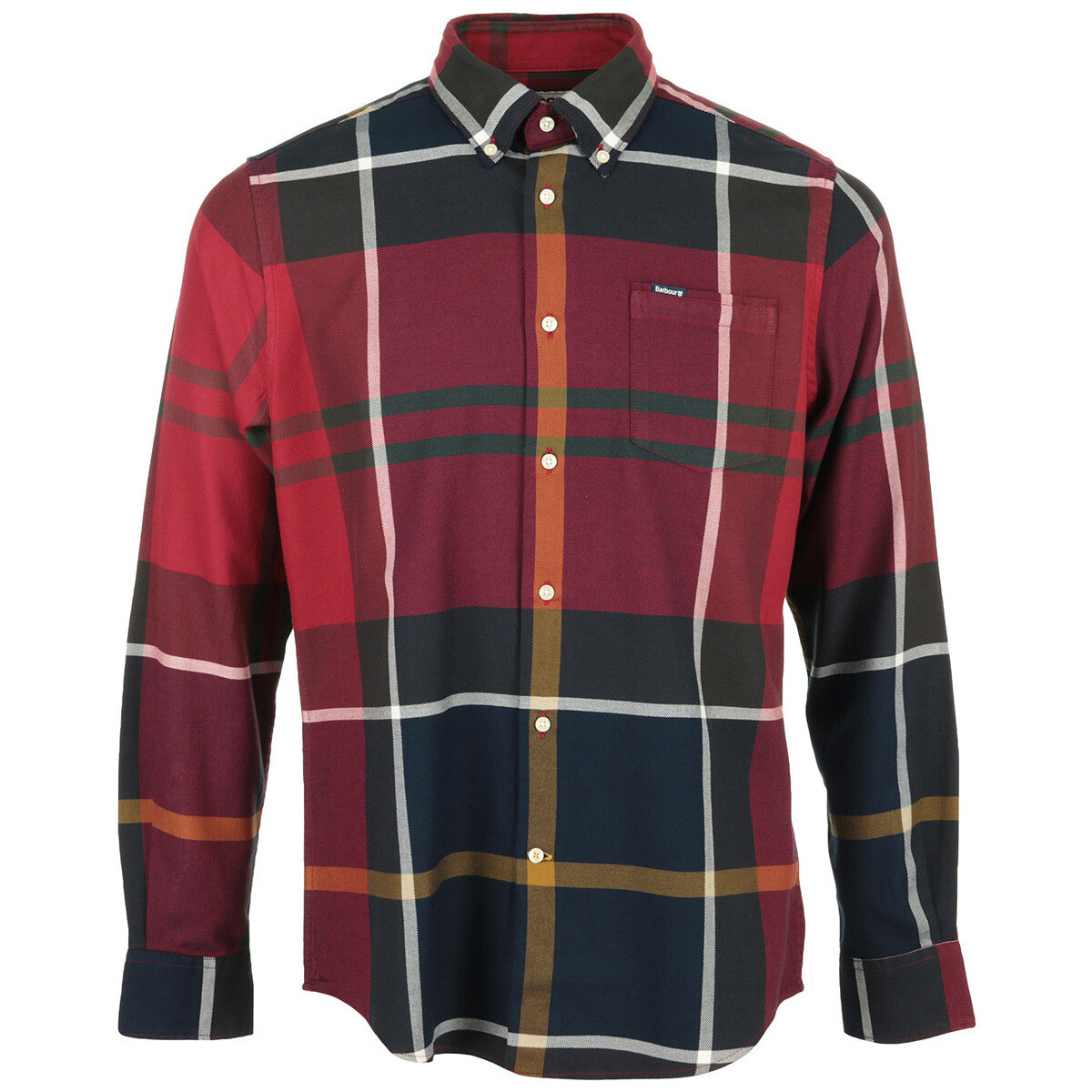 Textiel Heren Overhemden lange mouwen Barbour Dunoon Tailored Shirt Rood