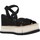 Schoenen Dames Sandalen / Open schoenen Pon´s Quintana 9231 001 Zwart