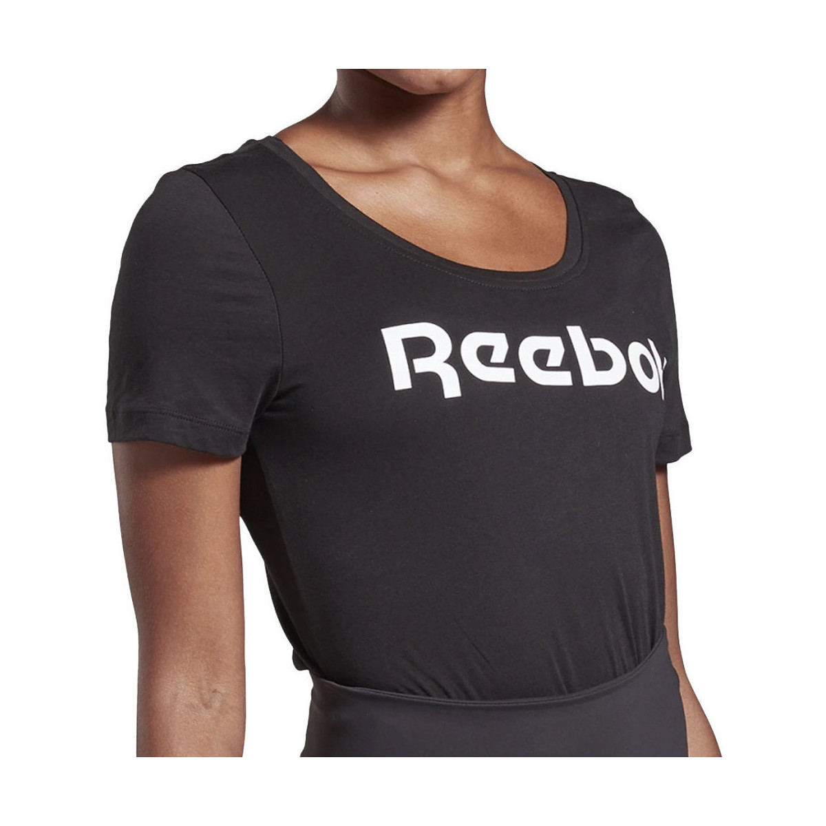 Textiel Dames T-shirts & Polo’s Reebok Sport  Zwart