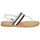 Schoenen Dames Sandalen / Open schoenen Tommy Hilfiger CORPORATE WEBBING FLAT SANDAL Navy / Rood / Wit