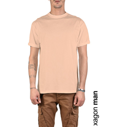 Textiel Heren T-shirts korte mouwen Xagon Man  Roze