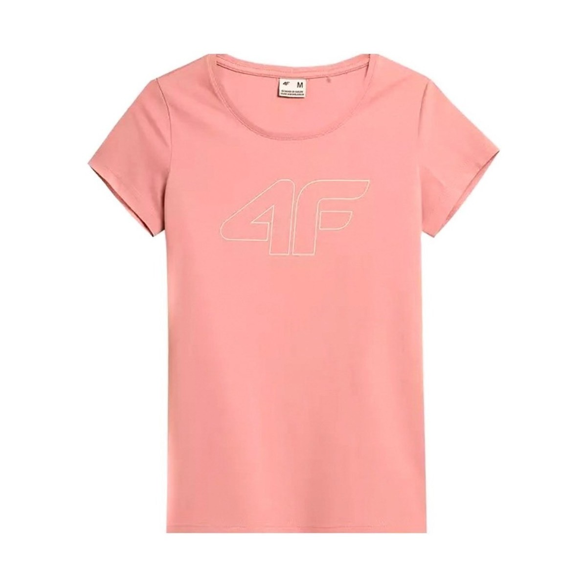 Textiel Dames T-shirts korte mouwen 4F TSD353 Roze