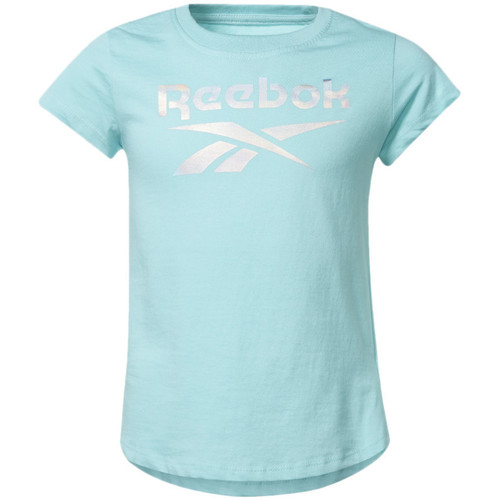 Textiel Meisjes T-shirts korte mouwen Reebok Sport  Blauw