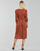 Textiel Dames Lange jurken Betty London PAXONE Rouille