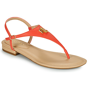 Schoenen Dames Sandalen / Open schoenen Lauren Ralph Lauren ELLINGTON SANDALS CASUAL Orange