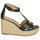 Schoenen Dames Sandalen / Open schoenen Lauren Ralph Lauren HALE ESPADRILLES CASUAL Zwart
