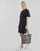 Textiel Dames Korte jurken Karl Lagerfeld LACE INSERT JERSEY DRESS Zwart