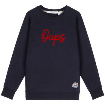Textiel Jongens Sweaters / Sweatshirts French Disorder Sweatshirt enfant  Oups Blauw