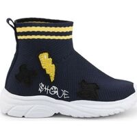 Schoenen Heren Sneakers Shone 1601-005 Navy/Yellow Blauw