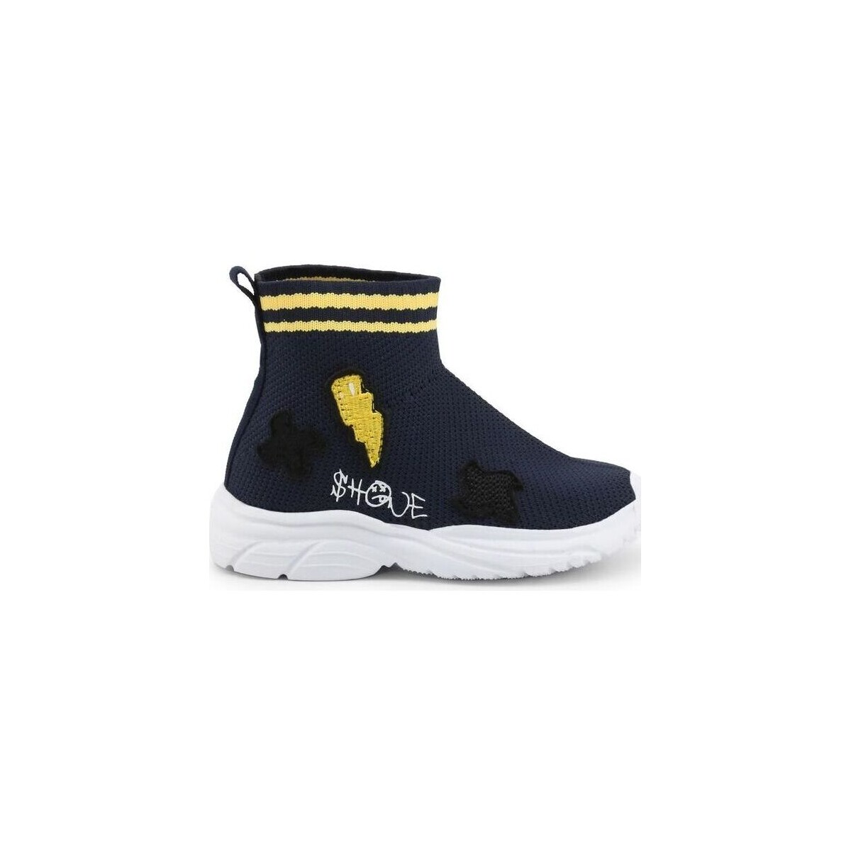 Schoenen Heren Sneakers Shone 1601-005 Navy/Yellow Blauw