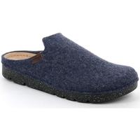 Schoenen Heren Leren slippers Grunland DSG-CI2486 Blauw