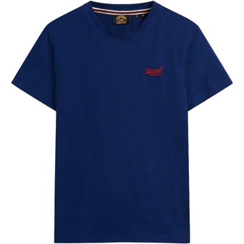 Textiel Heren T-shirts korte mouwen Superdry 235552 Blauw