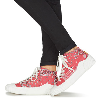Kenzo TIGER CREST HIGH TOP SNEAKERS Roze