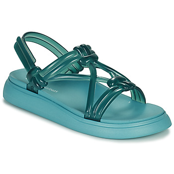 Schoenen Dames Sandalen / Open schoenen Melissa Melissa Papete Essential Sand. + Salinas Ad Blauw