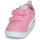 Schoenen Meisjes Lage sneakers Puma Courtflex v2 V Inf Roze / Wit
