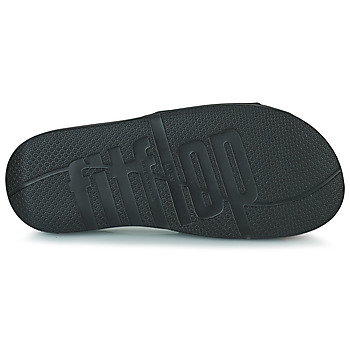 FitFlop Iqushion Pool Slide Tonal Rubber Zwart