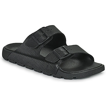 Schoenen Heren Leren slippers BOSS Surfley_Sand_dmpr Zwart