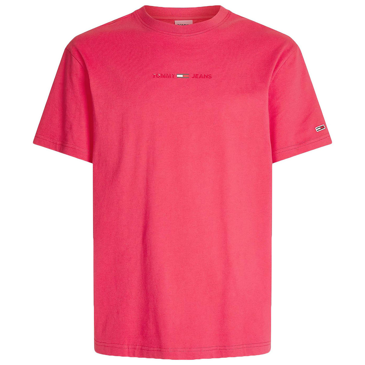 Textiel Heren T-shirts korte mouwen Tommy Hilfiger Linear Logo Tee Roze