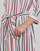 Textiel Dames Lange jurken Tommy Hilfiger VISCOSE MIDI SHIRT DRESS 3/4 SLV Wit / Blauw / Rood