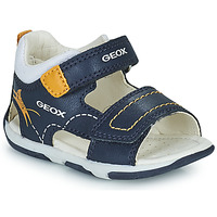 Schoenen Jongens Sandalen / Open schoenen Geox B SANDAL TAPUZ BOY B Blauw