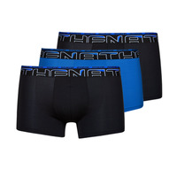 Ondergoed Heren Boxershorts Athena SECONDE PEAU X3 Zwart / Blauw / Zwart
