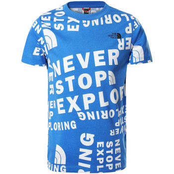 The North Face Simple Dome Tee Kids Blauw