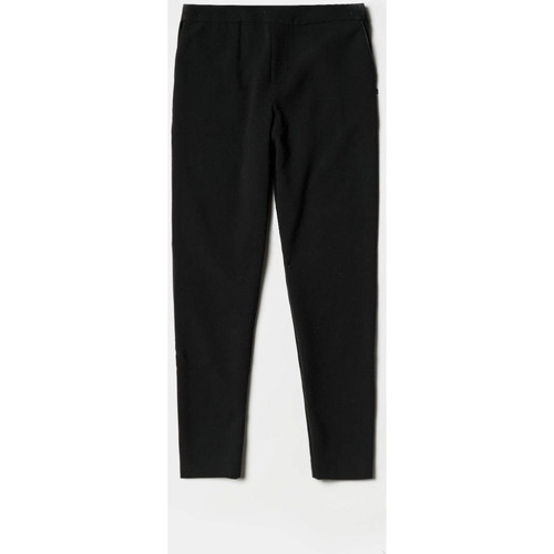 Textiel Dames Broeken / Pantalons Le Temps des Cerises Pantalon recht MICK Zwart