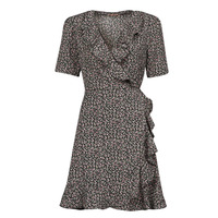 Textiel Dames Korte jurken Moony Mood LARKES Zwart / Violet