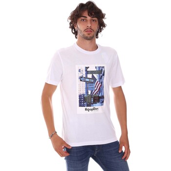 Textiel Heren T-shirts korte mouwen Refrigiwear RM0T24400JE9101 Wit