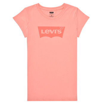 Textiel Meisjes T-shirts korte mouwen Levi's BATWING TEE Orange