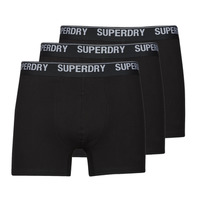 Ondergoed Heren Boxershorts Superdry BOXER TRIPLE X3 Zwart / Zwart / Zwart