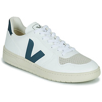Schoenen Lage sneakers Veja V-10 Wit / Blauw