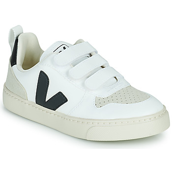 Schoenen Kinderen Lage sneakers Veja Small V-10 Velcro Wit / Zwart