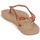 Schoenen Dames Sandalen / Open schoenen Havaianas LUNA PREMIUM II Roze / Gold